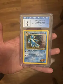2000 POKEMON GYM CHALLENGE HOLO-1ST EDITION #12 MISTY'S GOLDUCK CGC 9 - Image 3