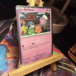 Drifloon 005 SWIRL Mega Evolution Black Star Promo Cosmos Holo Pokemon TCG MINT - Image 2