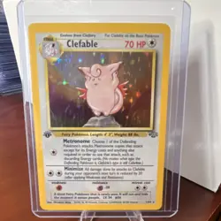 1st edition Pokemon Clefable Jungle 1/64 Holo 1999 English - Image 1
