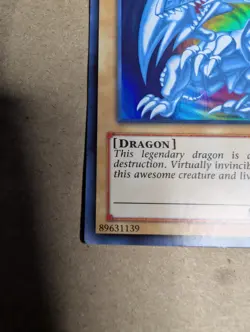 Yu-Gi-Oh! TCG Blue-Eyes White Dragon Light DPKB-EN001 1996 Ultra Rare Halo - Image 5