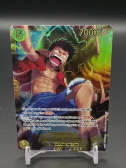 One Piece Monkey D Luffy OP15-119 Secret Rare Adventure On Kami’s Island~English - Image 1
