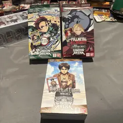 Union arena bundle X6 Demon Slayer Kimetsu, Attack on titan,Fullmetal Alchemist - Image 1