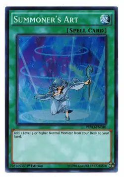 Yu-Gi-Oh Card: Summoner’s Art PEVO-EN040 Super Rare 1st Edition! EX - Image 1