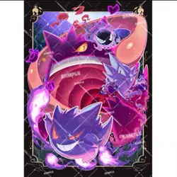 60PCS Trading Card Pokemon Gengar TCG OPCG Card Sleeves 67X92mm Standard Size - Image 1