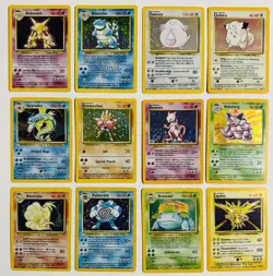 Base Set Pokemon Near Complete Set Vintage Holo Rare - 84 Cards Total See Pics - Image 3