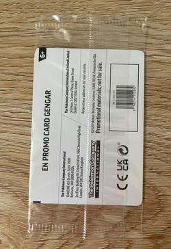 Gengar 050/088 EBGAMES Stamped SEALED Promo - Perfect Order - Pokemon Card - Image 2