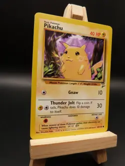 Pokemon Common Card : Pikachu 87/130 (Base Set 2) - Image 2