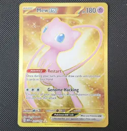 Mew 205/165 Scarlet & Violet 151 Full Art Gold Hyper Rare Pokemon Card - Image 1