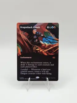 Dragonback Assault (Borderless) Tarkir: Dragonstorm Foil Near Mint - Image 1
