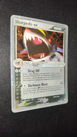 Pokemon SHARPEDO EX - EX DEOXYS 104/107 ENG Psa 9 no charizard - Image 1