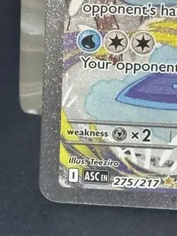 Pokemon Mega Froslass EX ASC 275/217 Stage 1 Holo Ghost Ice 2026 Card - Image 4