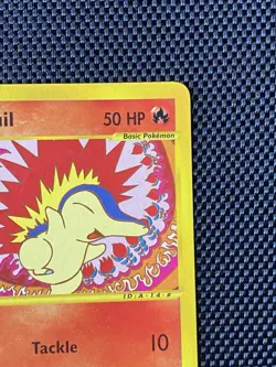 Cyndaquil 105/165 Expedition Normal Pokemon TCG 2002 E-Reader - LP/NM - Image 3