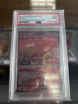 2023 Pokemon SVP EN 151 Ultra Premium Collection #053 Mew ex PSA 9 MINT - Image 1