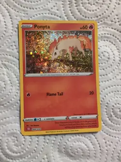 Pokemon Classic Collection Ponyta Holo CLC 004/034 Near Mint + - Image 1