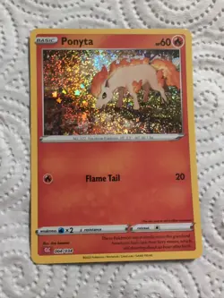 Pokemon Classic Collection Ponyta Holo CLC 004/034 Near Mint + - Image 2