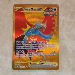 Pokemon TCG Roaring Moon ex Paradox Rift 262/182 Holo Hyper Rare - Image 1