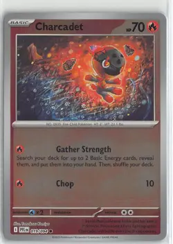 Pokemon Phantasmal Flames Reverse Foil Common #019/094 Charcadet - Image 1