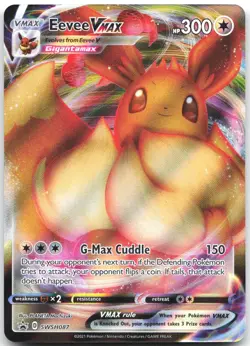 Eevee VMAX SWSH087 Holo Promo Sword & Shield Promo Pokemon Holo Near Mint - Image 1