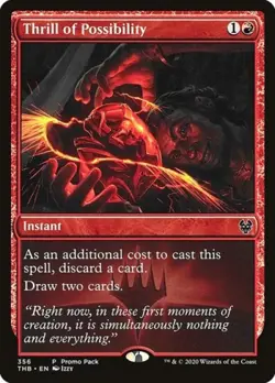 Thrill of Possibility -Foil Light Play MTG Promo Pack: Theros Beyond Death - Image 1