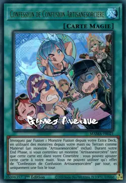 Yu-Gi-Oh ! Confession de Confusion Artisanesorciere MAMA-FR021 VF/ULTRA - Image 1