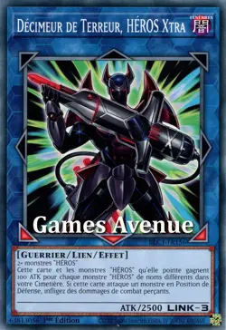 Yu-Gi-Oh ! Decimeur de Terreur, HEROS Xtra BLC1-FR156 VF/COMMUNE - Image 1