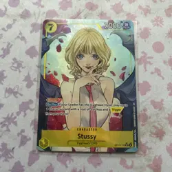 Stussy OP13-110 Alt Art SR Carrying on His Will ONE PIECE Card Game English - Image 1