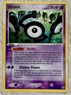 Pokemon TCG Unown [S] Holo Card 5/28 Unseen Forces 2005 - Image 1