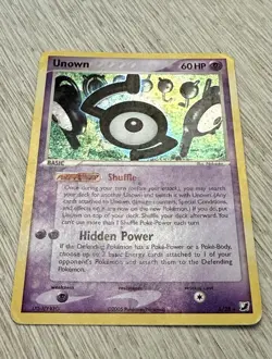 Pokemon TCG Unown [S] Holo Card 5/28 Unseen Forces 2005 - Image 2
