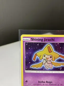 Pokemon TCG Shining Jirachi Holo Rare Card 42/73 Shining Legends Series - Image 2