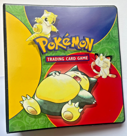 =Pokemon Card Trading Game A4 Ring Binder Folder= +Rarity Sheet +9 pokemon cards - Image 1