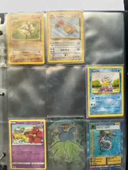 =Pokemon Card Trading Game A4 Ring Binder Folder= +Rarity Sheet +9 pokemon cards - Image 4