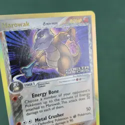 Marowak 10/113 EX Delta Species Reverse Holo Rare 2005 Nintendo Pokemon Card - Image 2