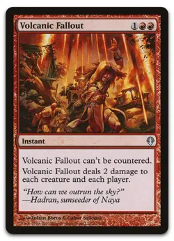 Volcanic Fallout #51 (NM) Archenemy ARC Magic MTG - Image 1