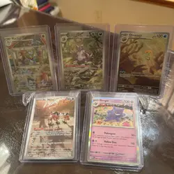 Pokemon 151 IR And Gengar 5 Card Lot - Image 1