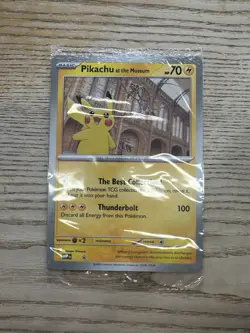 Pokemon TCG Pikachu at the Museum Jumbo Promo Card Natural History Museum UK x 2 - Image 2