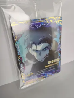 Union Arena Sung Jinwoo Release Event Winner Card Solo Leveling 016 Foil SEALED - Image 4