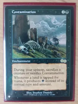 Card magic the gathering : Contamination - Image 1