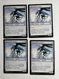 4x Mtg Commander Legends Lumengrid Gargoyle NM/M Magic The Gathering - Image 1