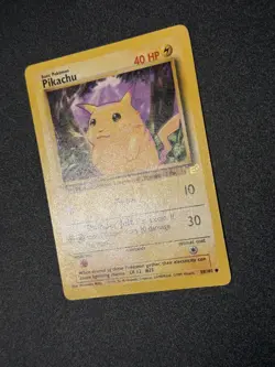 Pikachu - 58/102 E3 Yellow Cheeks Stamp Promo Pokemon HP - Image 3