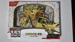 Pokemon TCG: Scarlet & Violet 151 Zapdos Ex Collection (Minor Damage) - Image 1