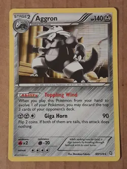 Pokemon Aggron 80/124 Dragons Exaulted Holo Rare NM See Pictures - Image 1