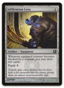 Infiltration Lens #167 (LP) Scars of Mirrodin SOM Magic MTG - Image 1