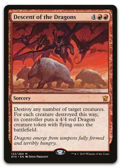 Descent of the Dragons #133 (LP) Dragons of Tarkir DTK Magic MTG - Image 1
