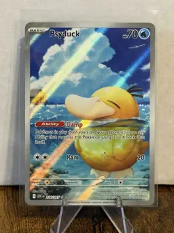 Pokemon Ascended Heroes Psyduck Illustration Rare #226 Pack Fresh - Image 1
