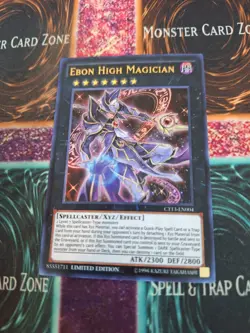 Yugioh Ebon High Magician CT13-EN004 Ultra Rare Limited Near Mint - Image 1