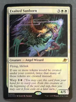 Exalted Sunborn : MTG FOIL Edge of Eternities # M 0015 Magic The Gathering Card - Image 1