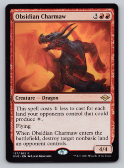 Obsidian Charmaw - Modern Horizons 2 MTG - Image 1
