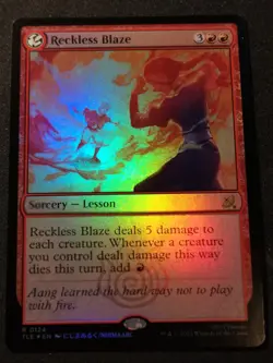 Reckless Blaze - Foil - TLE - MTG - EN - NM - 0124 - Image 1