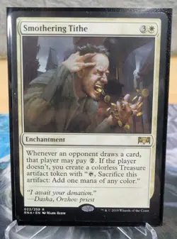 Smothering Tithe -Ravnica Allegiance - Regular -LP /MTG - Image 1
