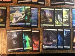 Final Fantasy Set 32x (16 Foil,16 Non-Foil) Full Art Lands MTG FIN - Image 2